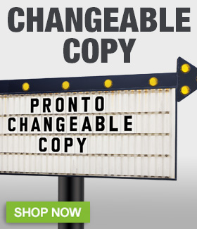 Pronto Changeable Copy Letters